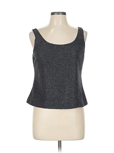 Alex Evenings Sleeveless Top Gray Sweetheart Neckline Tops