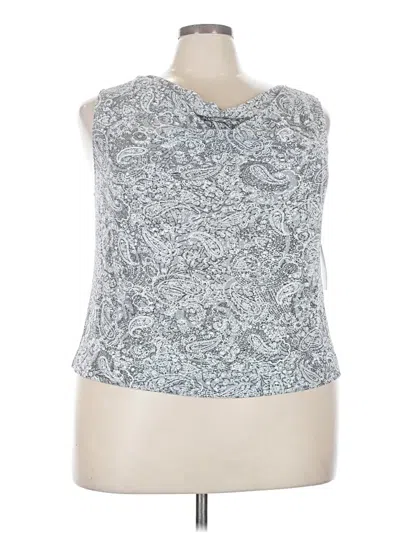 Alex Evenings Sleeveless T-shirt In Blue