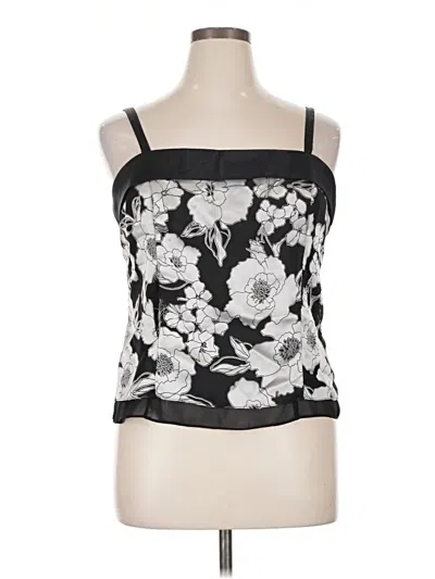 Pre-owned Alex Evenings Tank Top Black Strapless Neckline Tops