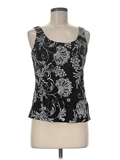 Pre-owned Alex Evenings Tank Top Black Strapless Neckline Tops