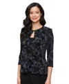 Alex Evenings Women's Printed Top & Jacket Set