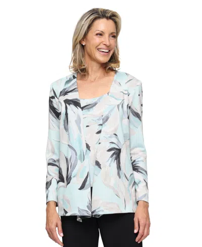 Alex Evenings Women's Scoop Neck Tank Top & Jacket, 2-piece Set In Multi