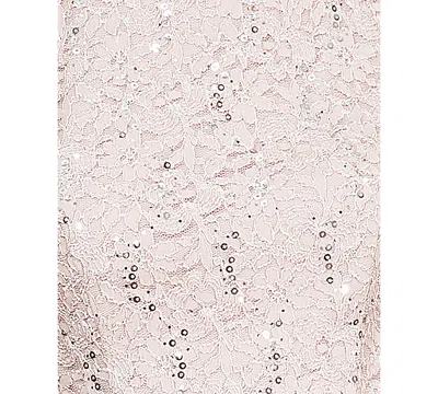 Alex Evenings Women's Sequin Embellished Lace Top Gown