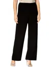 ALEX EVENINGS WOMENS JERSEY DRESSY WIDE LEG PANTS