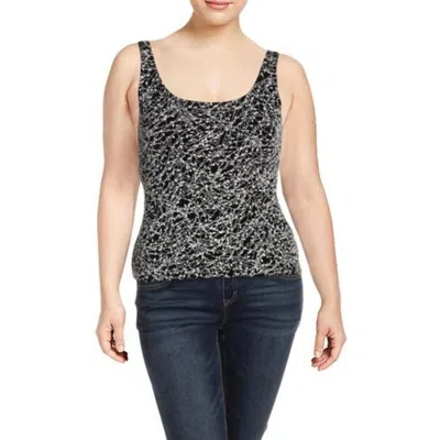 Alex Evenings Womens Knit Glitter Tank Top In Multi