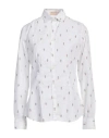 Alex Ingh Woman Shirt White Size 12 Cotton In White