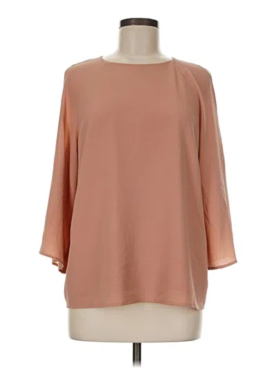 Pre-owned Alex Marie 3/4 Sleeve Top Orange Boatneck Tops