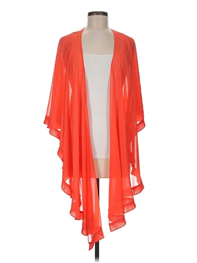 Pre-owned Alex Marie Cardigan Sweater In Orange
