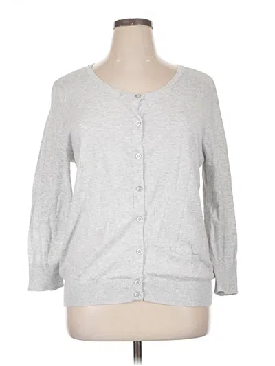 Pre-owned Alex Marie Cardigan Sweater In Silver