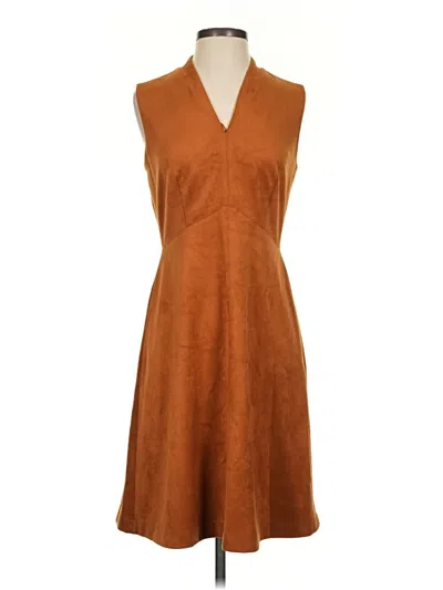 Pre-owned Alex Marie Casual Dress In Brown