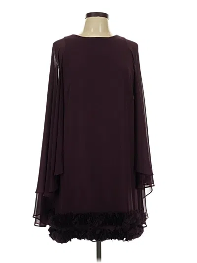 Pre-owned Alex Marie Cocktail Dress In Burgundy