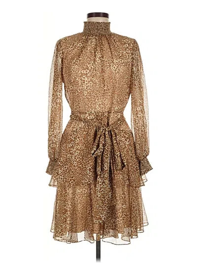 Pre-owned Alex Marie Cocktail Dress In Gold