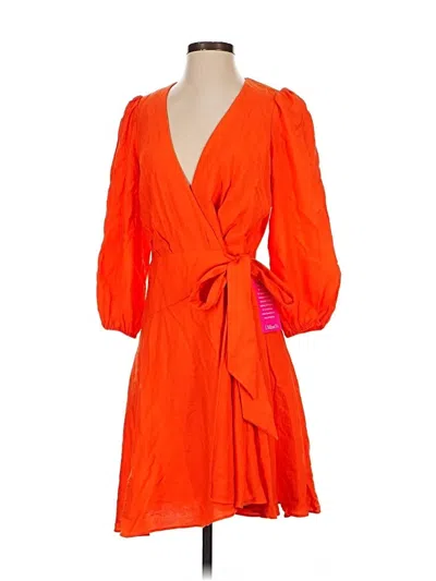 Pre-owned Alex Marie Cocktail Dress In Orange