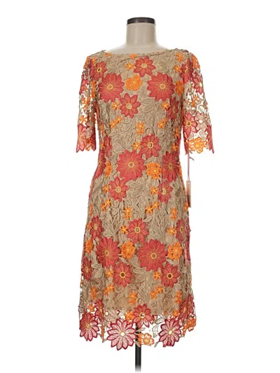 Pre-owned Alex Marie Cocktail Dress In Orange