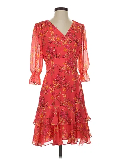 Pre-owned Alex Marie Cocktail Dress In Orange
