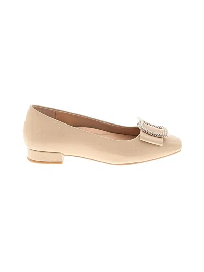 Pre-owned Alex Marie Flats In Ivory