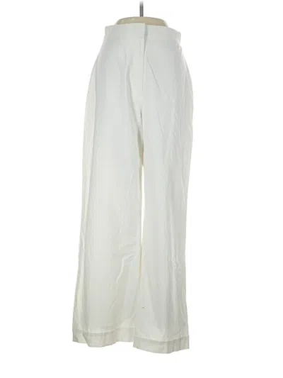 Pre-owned Alex Marie Linen Pants In Ivory