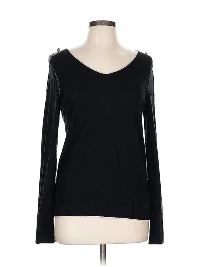 Pre-owned Alex Marie Pullover Sweater In Black