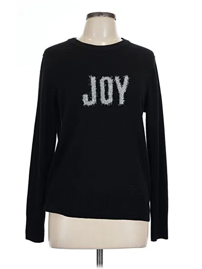 Pre-owned Alex Marie Pullover Sweater In Black
