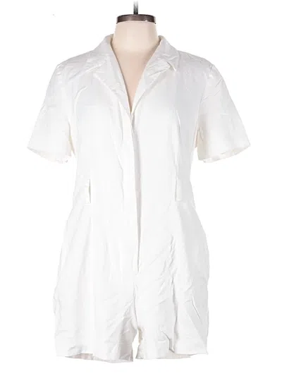 Pre-owned Alex Marie Romper In White