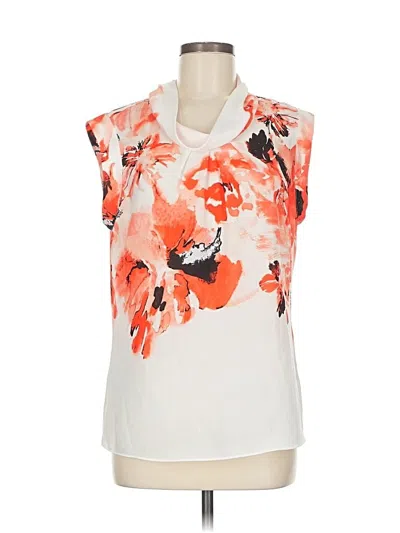 Pre-owned Alex Marie Sleeveless Blouse In Orange
