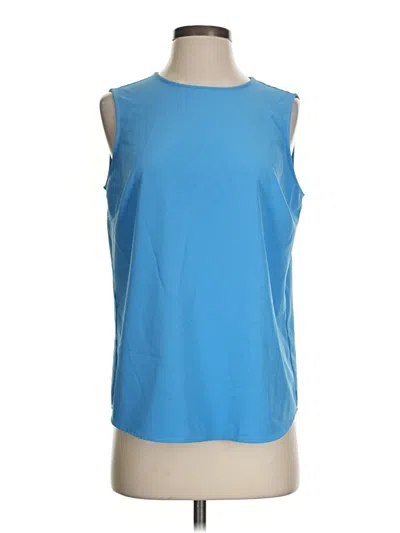 Pre-owned Alex Marie Sleeveless Top Blue Boatneck Tops