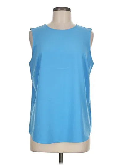 Pre-owned Alex Marie Sleeveless Top Blue Boatneck Tops