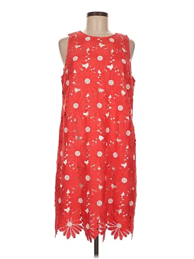 Pre-owned Alex Marie Sleeveless Top Red Halter Neckline Tops