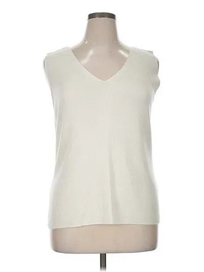 Pre-owned Alex Marie Sleeveless T-shirt In White