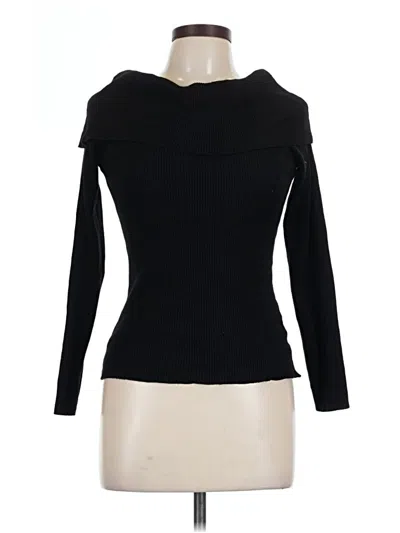 Pre-owned Alex Marie Turtleneck Sweater In Black