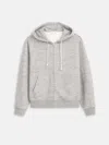 Alex Mill 12th Street Zip Hoodie In Heather Fleece In Gray