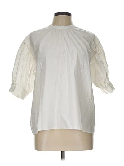Pre-owned Alex Mill 3/4 Sleeve T-shirt In Ivory