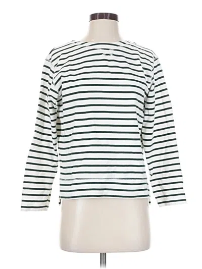 Pre-owned Alex Mill 3/4 Sleeve T-shirt In White