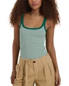 Alex Mill Stripe Stretch Cotton Rib Tank Top