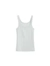 Alex Mill 365 Ribbed Tank In Glass Blue