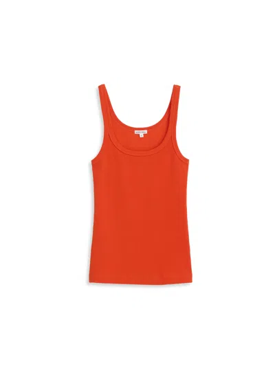 Alex Mill 365 Ribbed Tank In Red