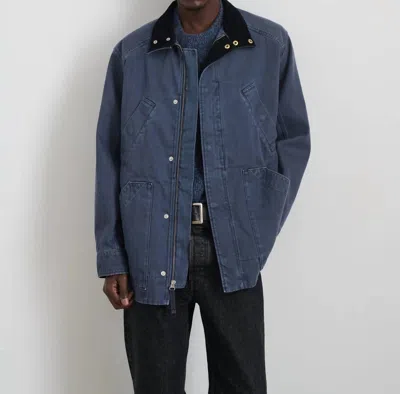 Alex Mill Aaron Utility Jacket In Recycled Denim