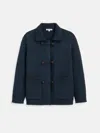Alex Mill Ada Sweater Jacket In Cotton In Blue
