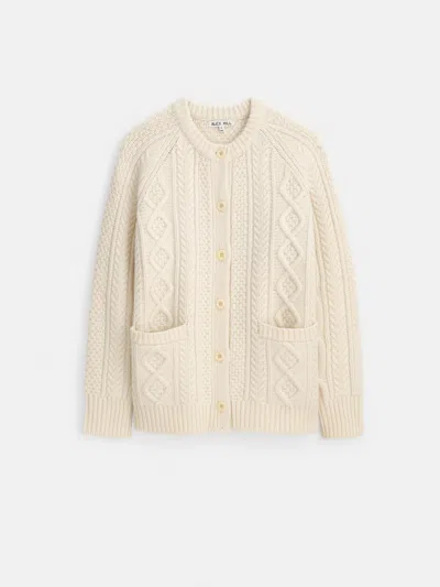 Alex Mill Agnes Cardigan In Ivory