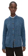 Alex Mill Agnes Sweater In Donegal Frost In Blue