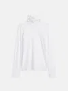 Alex Mill Airspun Turtleneck In Cotton In White