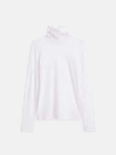 Alex Mill Airspun Turtleneck In Cotton In White