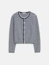 Alex Mill Albertina Cardigan In Sailor Navy/ivory