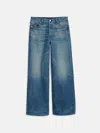 Alex Mill Alek Relaxed Wide Leg Pant In Paris Medium Wash