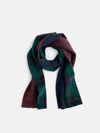 Alex Mill Alex Tartan Sweater Scarf In Green