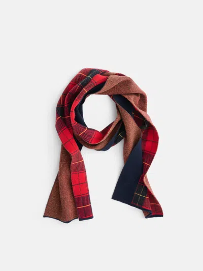 Alex Mill Alex Tartan Sweater Scarf In Red