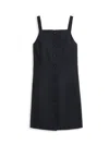 Alex Mill Alexis Dress In Cotton Linen In Black