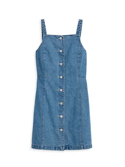Alex Mill Alexis Dress In Denim In Paris Medium Wash