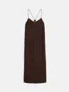 Alex Mill Alexis Dress In Lyocell In Hickory
