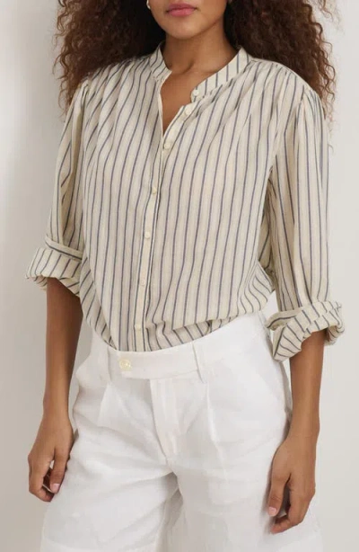 Alex Mill Ali Stripe Cotton Voile Button-up Shirt